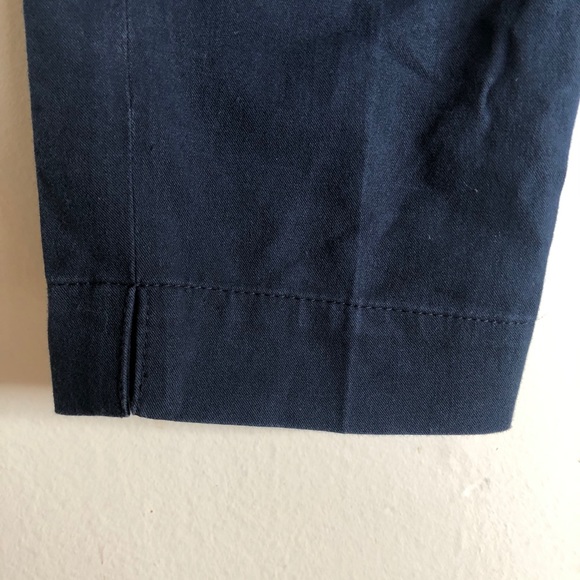Brunello Cucinelli Navy Blue Ankle Trousers 0 2 - Picture 6 of 9
